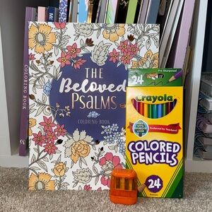 ✨NWT The Beloved Psalms Coloring Book💙
